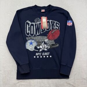 NEW Dallas Cowboys  NFL Ultra Game Sweatshirt  XS Navy NFC East Retro Fleece